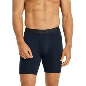 Jockey Essentials Men's Microfiber Boxer Briefs, Large, Pack of 3